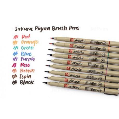 Rotulador PIGMA BRUSH SAKURA punta pincel
