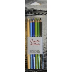 Set 6 lapices pastel...