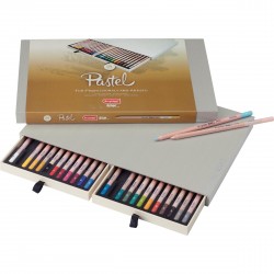 Caja 24 lápices pastel...