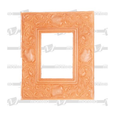 Marco rectangular hojas