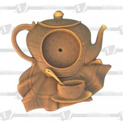 Reloj taza de te