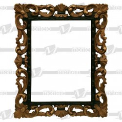 Marco resina rectangular calado I