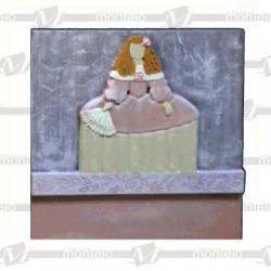 Placa menina I