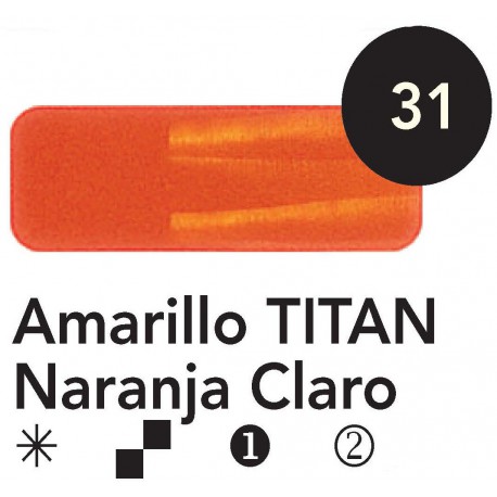 Óleo Titan AMARILLO TITAN NARANJA CLARO 20 ml