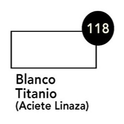 Óleo Van Gogh BLANCO TITANIO  ( aceite linaza) 200 ml