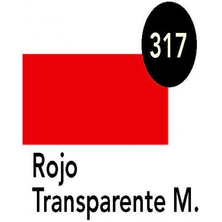 Acrílico Amsterdam ROJO TRANSPARENTE MEDIO